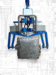 Packaging gripping tool for Large mechanical gripper Grip system for Febe pneumatic cable manipulator