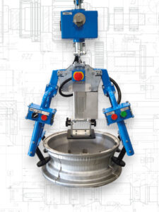Mechanical grip system for alloy wheels by Maniflex